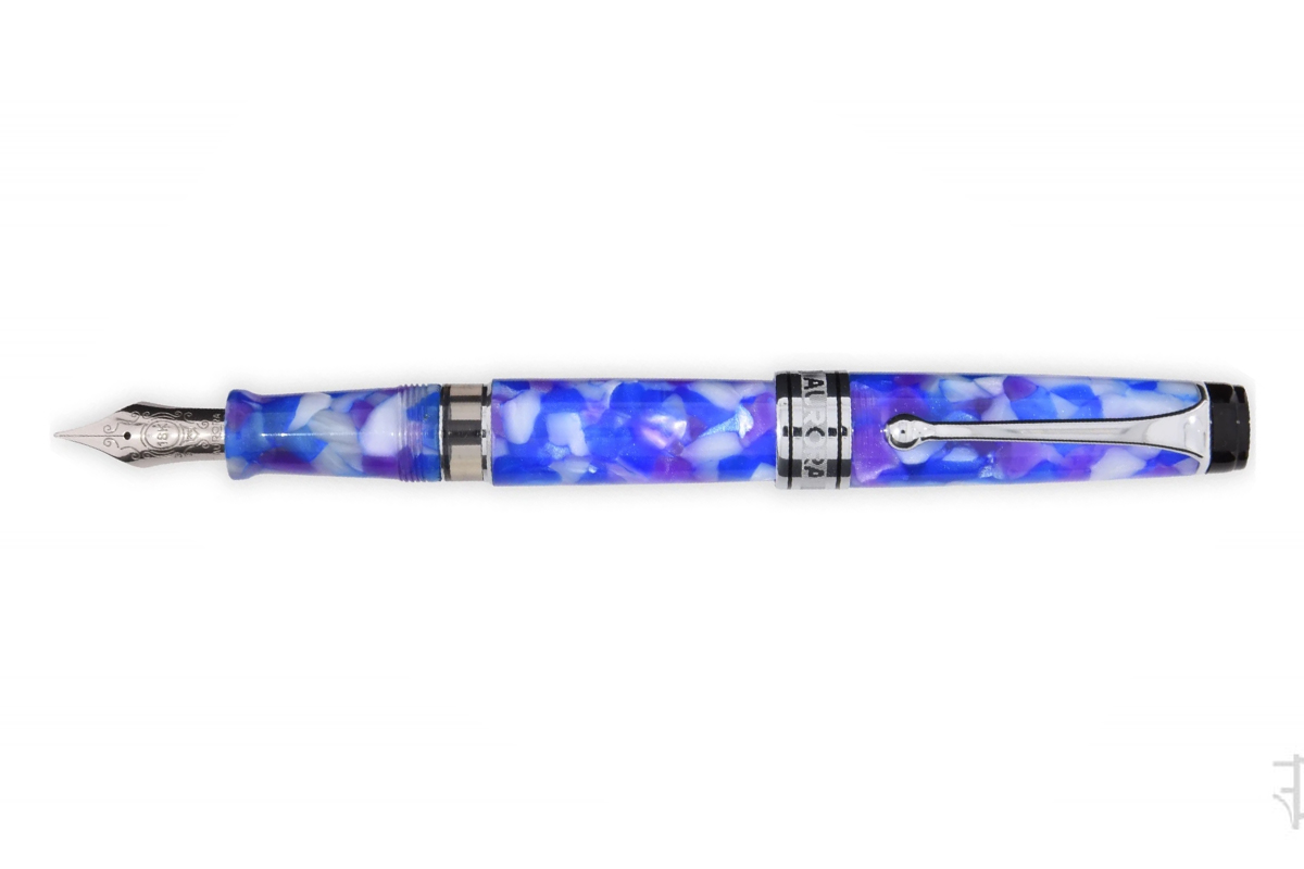 Aurora Optima Caleidoscopio Luce Blu Fountain Pen (LE)